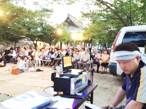 三津浜厳島神社カラオケ大会